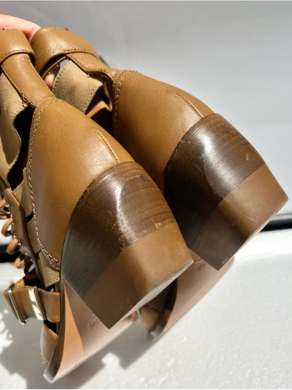 Chloe brown leather